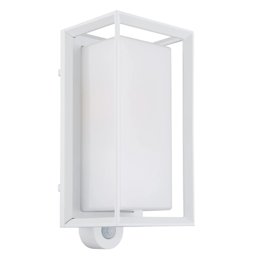 Globo - Venkovní nástěnné svítidlo se senzorem 1xE27/60W/230V IP44 bílá