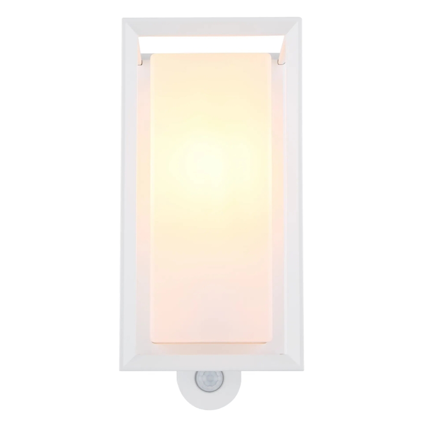 Globo - Venkovní nástěnné svítidlo se senzorem 1xE27/60W/230V IP44 bílá