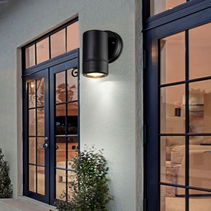 GLOBO 32005-1 - LED Venkovní nástěnné svítidlo COTOPA 1xGU10/5W/230V IP44 černá