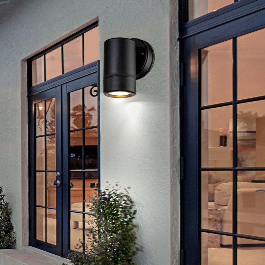 GLOBO 32005-1 - LED Venkovní nástěnné svítidlo COTOPA 1xGU10/5W/230V IP44 černá