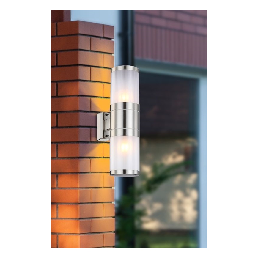 Globo - Venkovní nástěnné svítidlo 2xE27/60W/230V IP44
