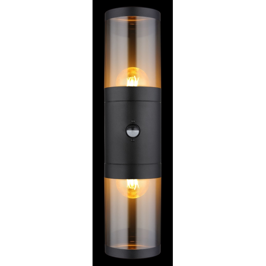 Globo nástěnné svítidlo se senzorem 2xE27/40W/230V IP44