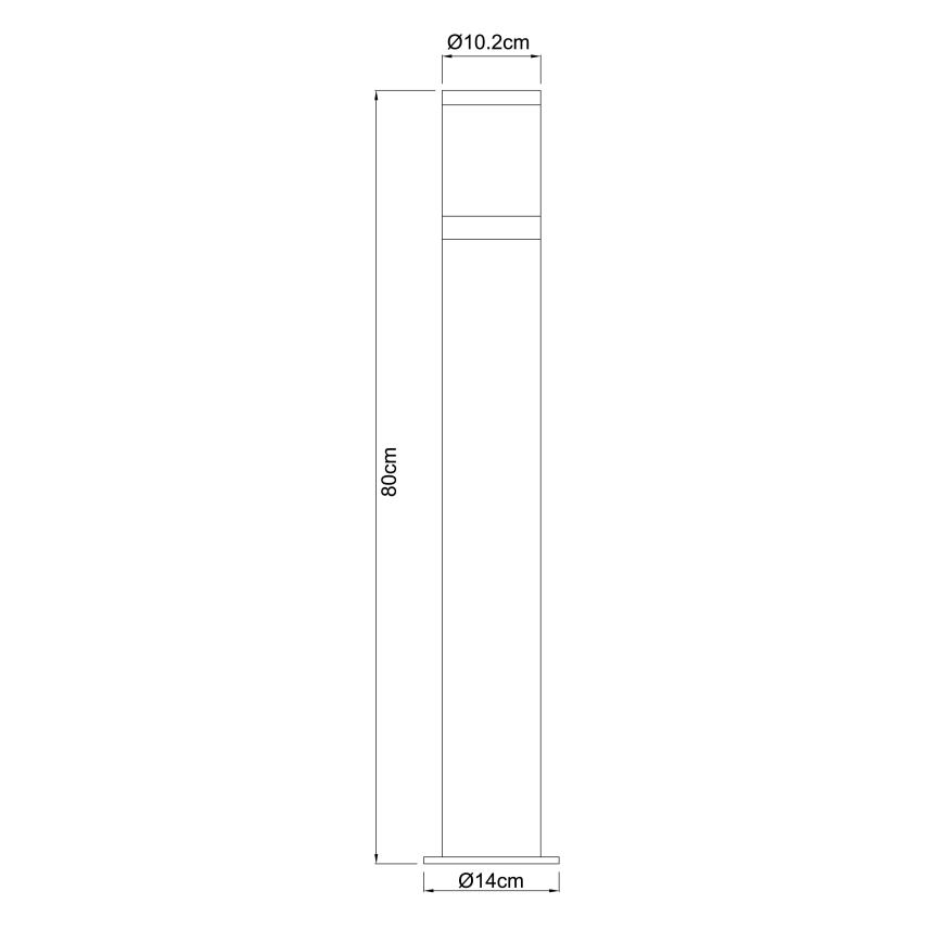 Globo - Venkovní lampa 1xE27/60W/230V IP44