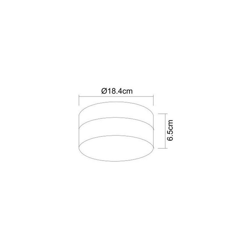 Globo - Koupelnové svítidlo 1xE27/60W/230V pr. 18,4 cm IP44