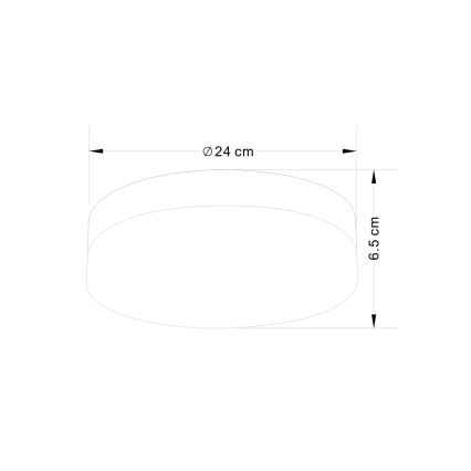 Globo - Koupelnové svítidlo 2xE27/40W/230V pr. 24 cm IP44