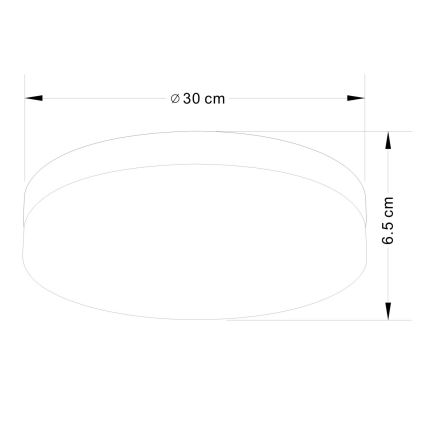 Globo - Koupelnové svítidlo 3xE27/40W/230V pr. 30 cm IP44