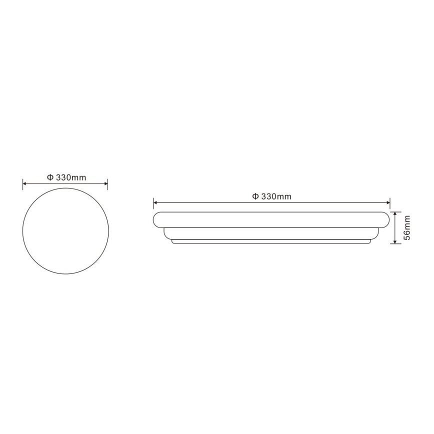 Globo - LED Venkovní stropní svítidlo 1xLED/24W/230V IP54