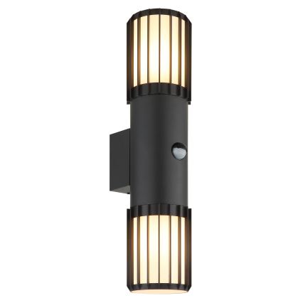 Globo - Venkovní nástěnné svítidlo se senzorem 2xE27/15W/230V IP54