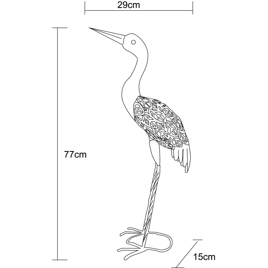 Globo - LED Solární svítidlo LED/3V IP44 300 mAh jeřáb