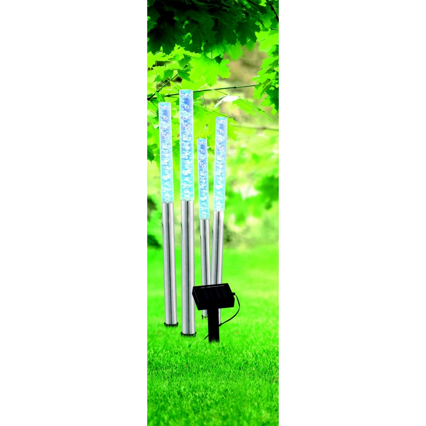 Globo - SADA 4x LED Solární svítidlo 4xLED/0,07W IP44 600 mAh
