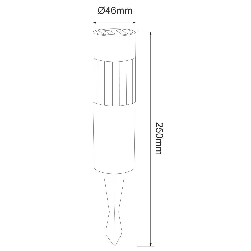 Globo - SADA 4x LED Solární lampa LED/0,06W/3,2V IP44