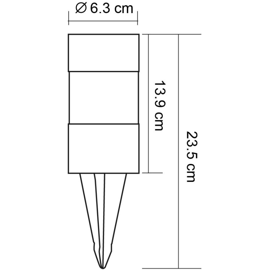 Globo - SADA 3x LED Solární lampa LED/0,06W/3,2V IP44