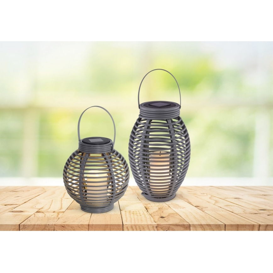 Globo - LED Solární svítidlo LED/0,06W/3,2V IP44 ratan