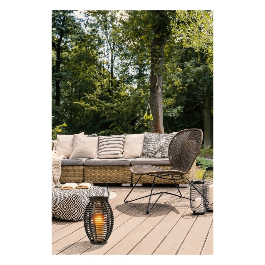 Globo - LED Solární svítidlo LED/0,06W/3,2V IP44 ratan