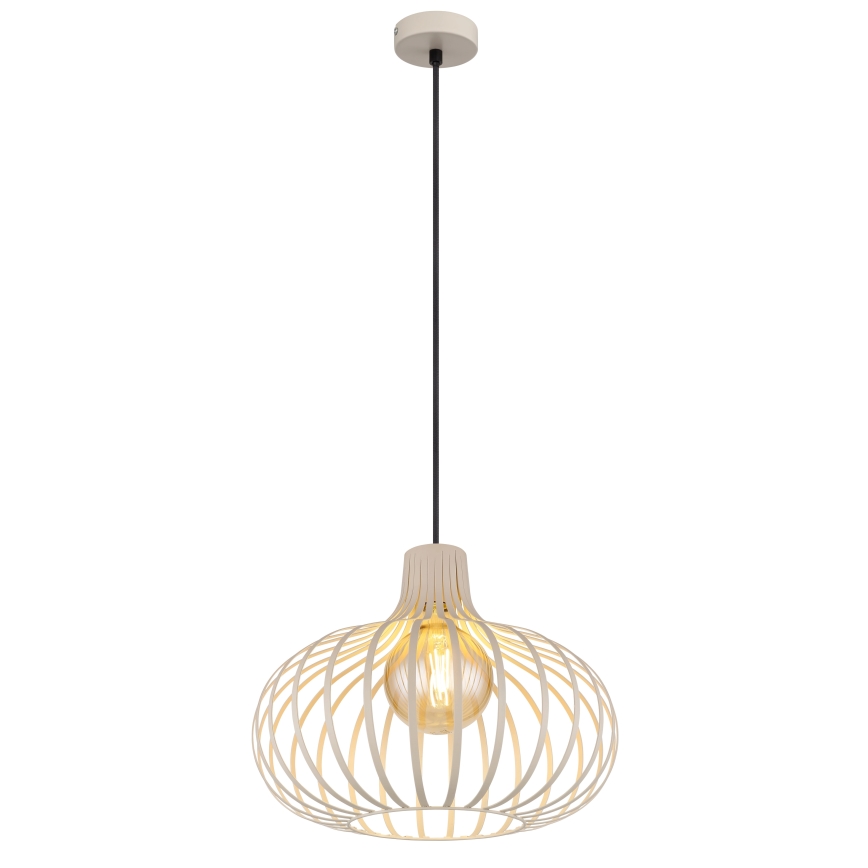 Globo - Lustr na lanku 1xE27/40W/230V béžová