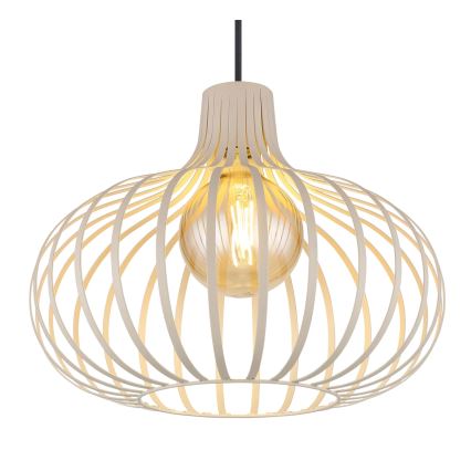 Globo - Lustr na lanku 1xE27/40W/230V béžová