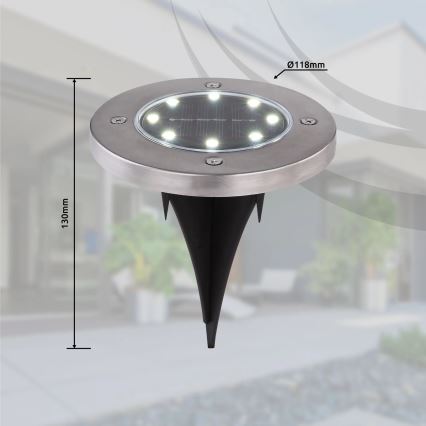 Globo - SADA 4x LED Solární svítidlo LED/0,1W/3V IP44