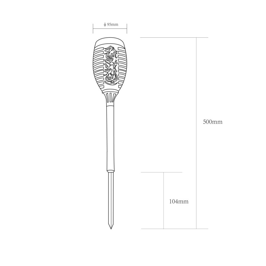 Globo - SADA 2x LED Solární lampa LED/0,1W/3V IP44