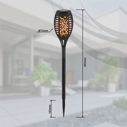 Globo - SADA 3x LED Solární lampa LED/0,1W/3V IP44