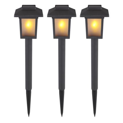 Globo - SADA 3x LED Solární lampa 3xLED/1,2V IP44 200 mAh