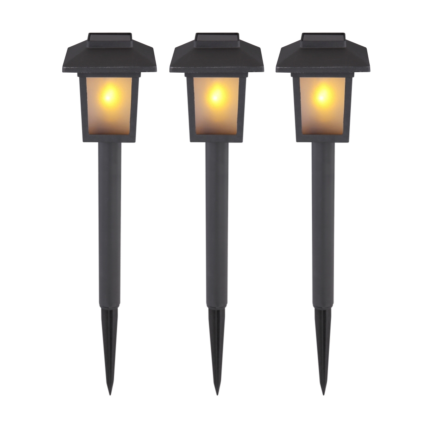 Globo - SADA 3x LED Solární lampa 3xLED/1,2V IP44 200 mAh