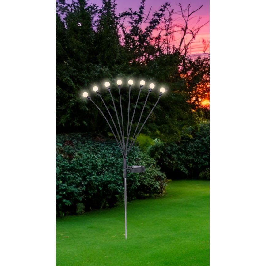 Globo - LED Solární svítidlo 8xLED/0,06W/3,2V 3000K IP44 300 mAh