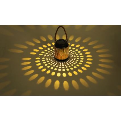 Globo - LED Solární svítidlo LED/0,06W/3V 3000K IP44 bambus