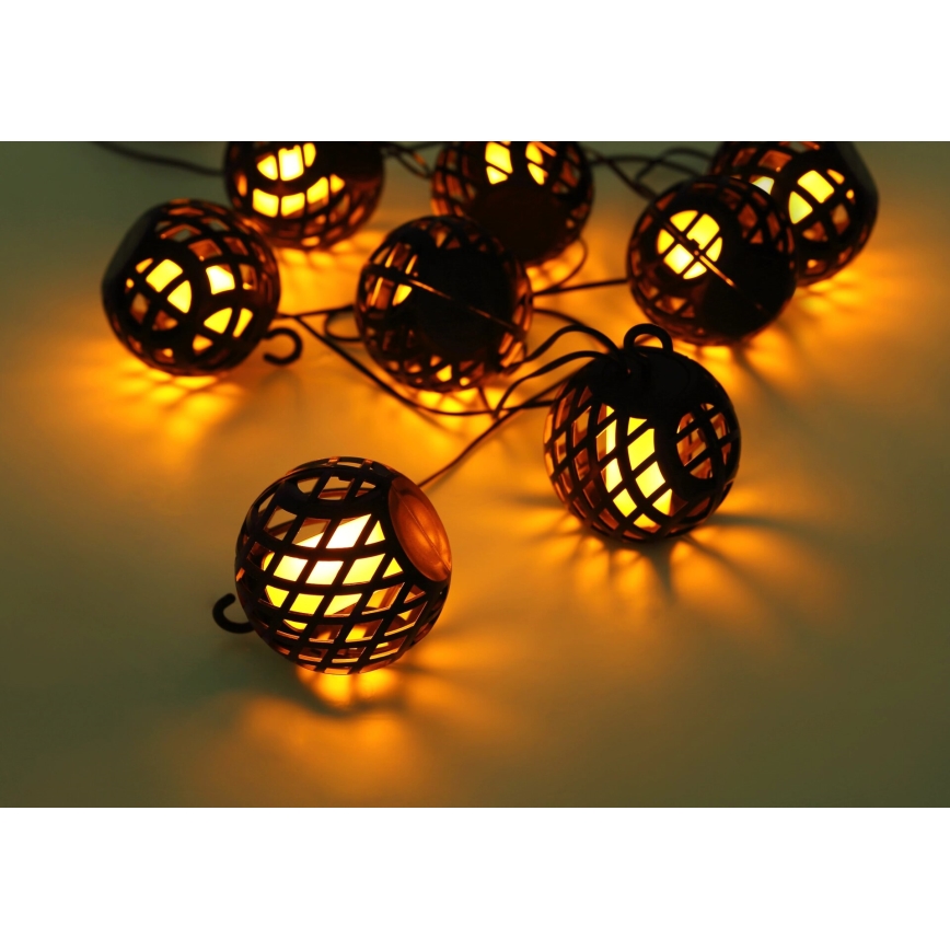 Globo - LED Solární dekorační řetěz 98xLED/0,1W/3V 410 cm IP44 600 mAh