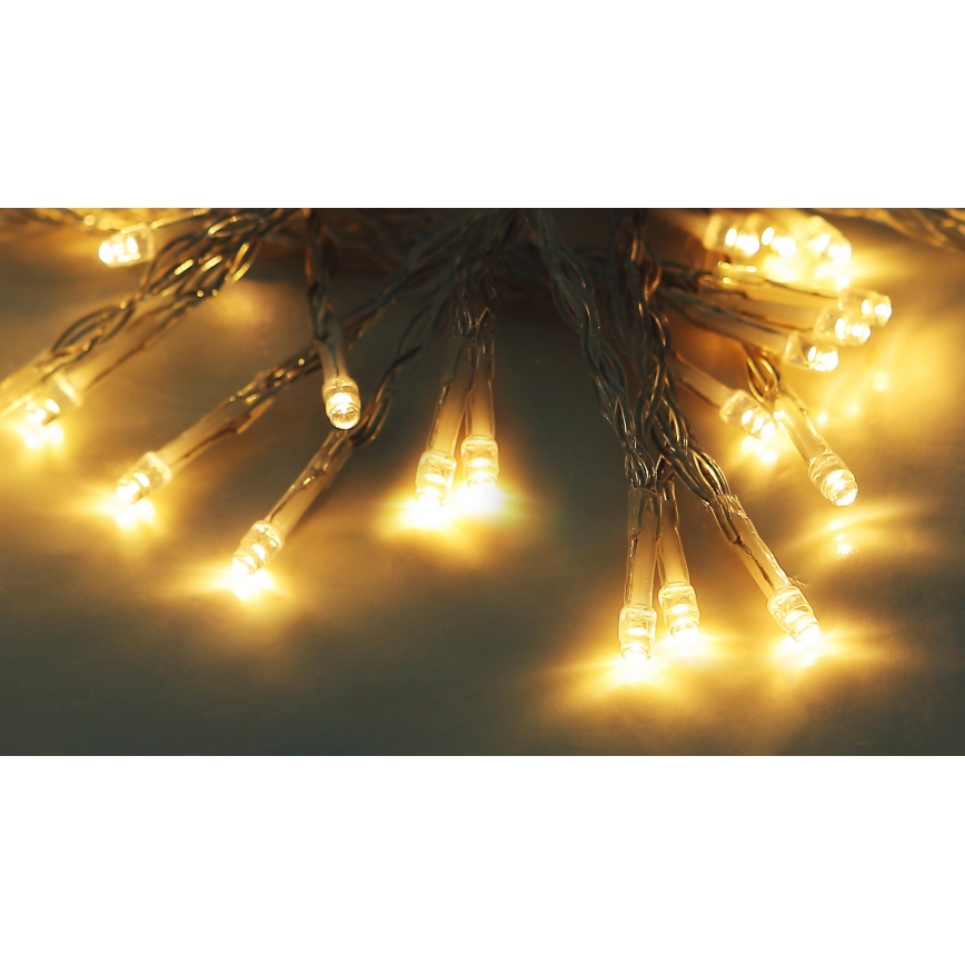 Globo - LED Solární řetěz 10 m 50xLED/2,4V IP44 600 mAh