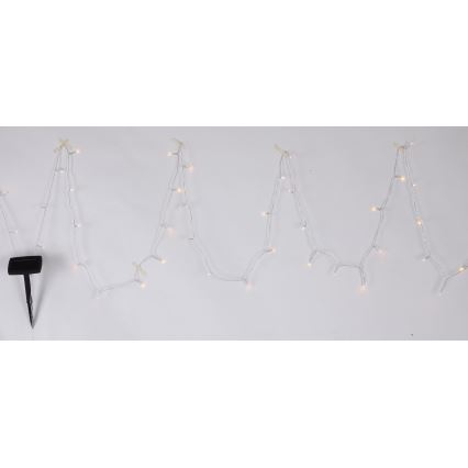 Globo - LED Solární řetěz 10 m 50xLED/2,4V IP44 600 mAh