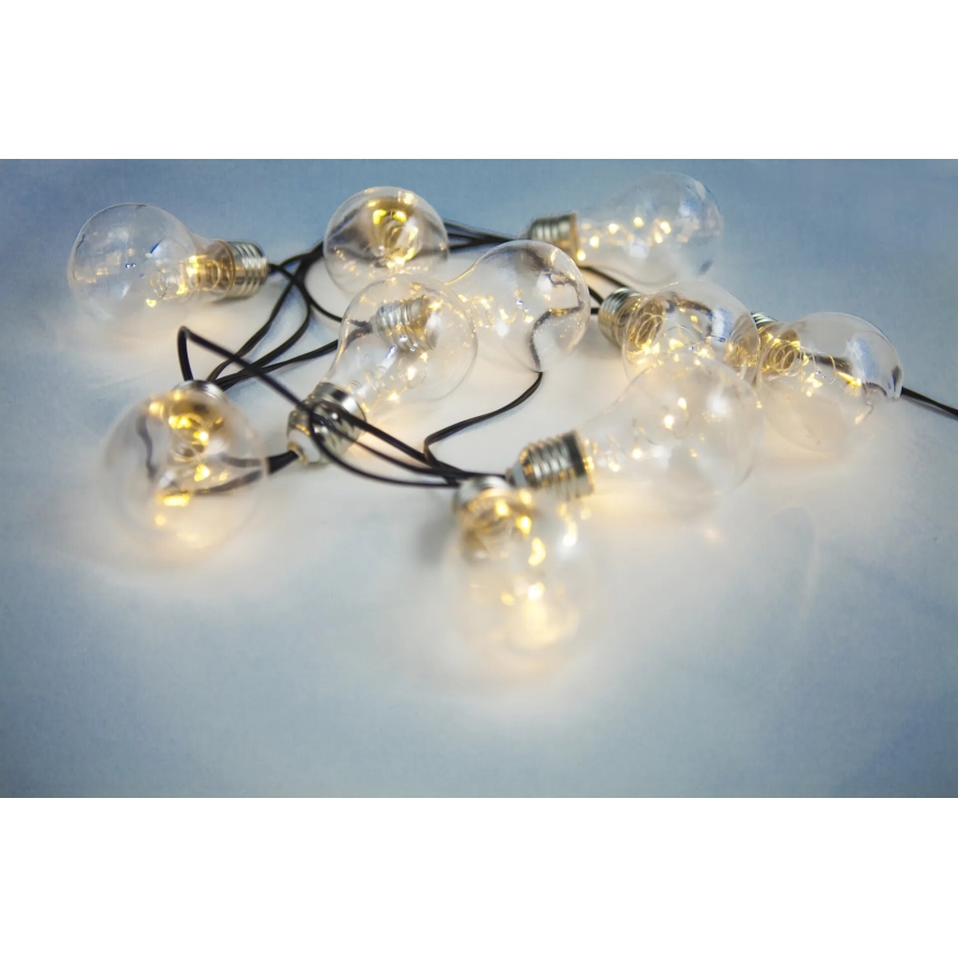 Globo - LED Solární řetěz 10xLED/0,06W/3,2V 380 cm IP44 600 mAh
