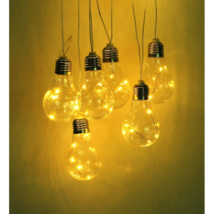 Globo - LED Solární řetěz 10xLED/0,06W/3,2V 380 cm IP44 600 mAh