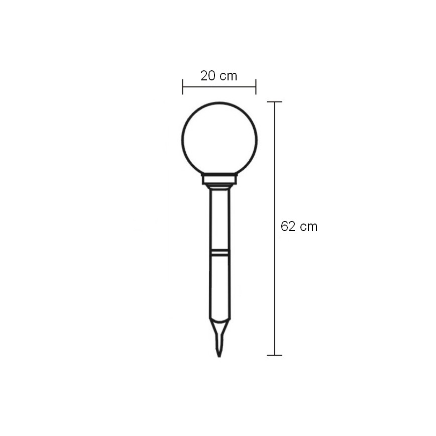 Globo - LED Venkovní osvětlení LED/0,06W/3,2V IP44