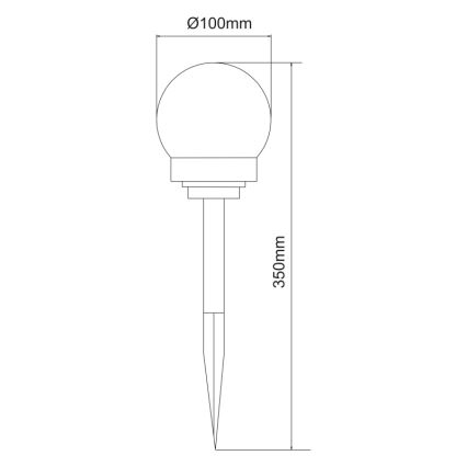 Globo - SADA 3x LED Solární svítidlo LED/0,06W/3V 4000K pr. 10 cm IP44