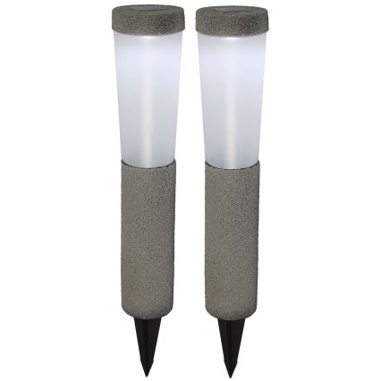 Globo - SADA 2x LED Solární svítidlo LED/0,1W/3V 6000K IP44