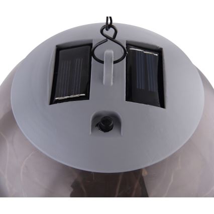 Globo - Solární lustr na řetězu LED/0,06W/1,2V pr. 15 cm IP44