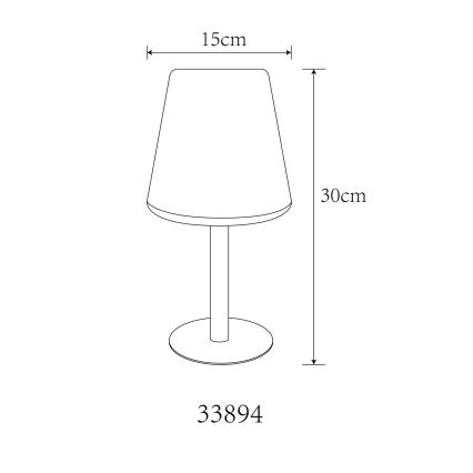 Globo - LED RGB Solární dotyková stolní lampa LED/0,1W/3V IP44