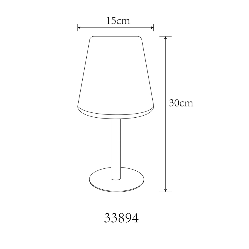 Globo - LED RGB Solární dotyková stolní lampa LED/0,1W/3V IP44