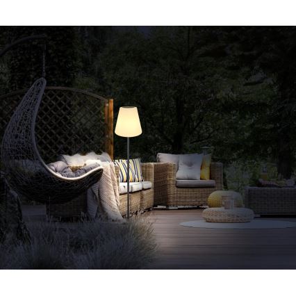 Globo - LED RGB Solární dotyková stojací lampa LED/0,1W/3V IP44 + dálkové ovládání