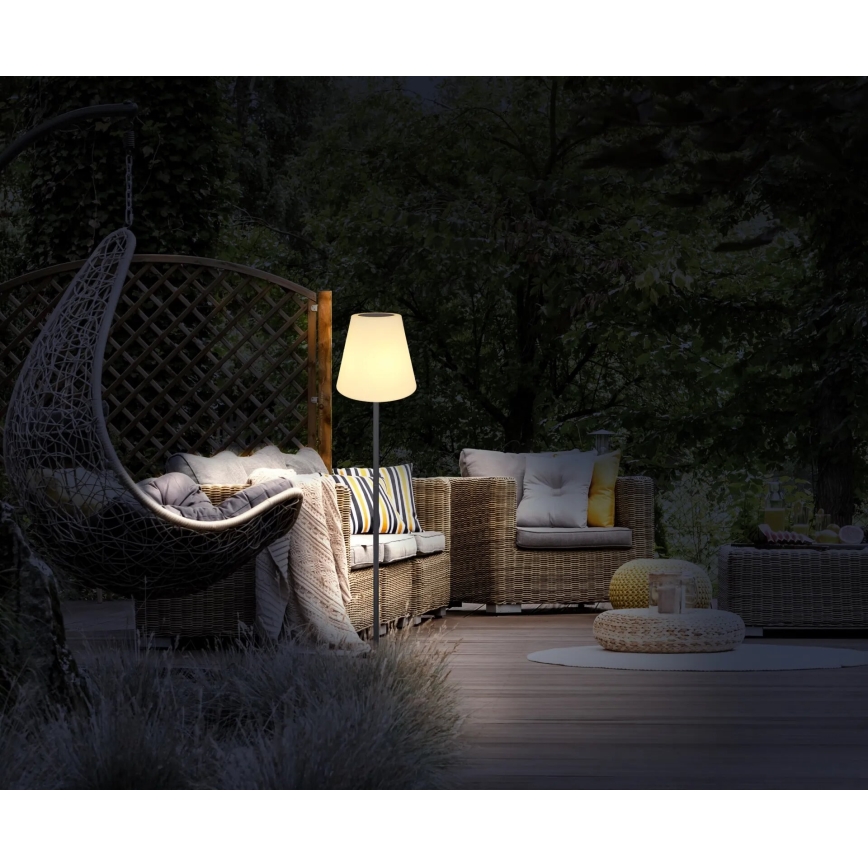 Globo - LED RGB Solární dotyková stojací lampa LED/0,1W/3V IP44 + dálkové ovládání