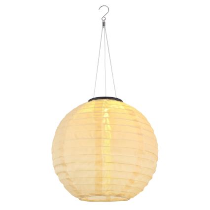 Globo - LED Závěsné solární svítidlo LED/0,5W/3V IP44 béžová