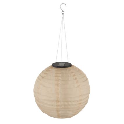 Globo - LED Závěsné solární svítidlo LED/0,5W/3V IP44 béžová