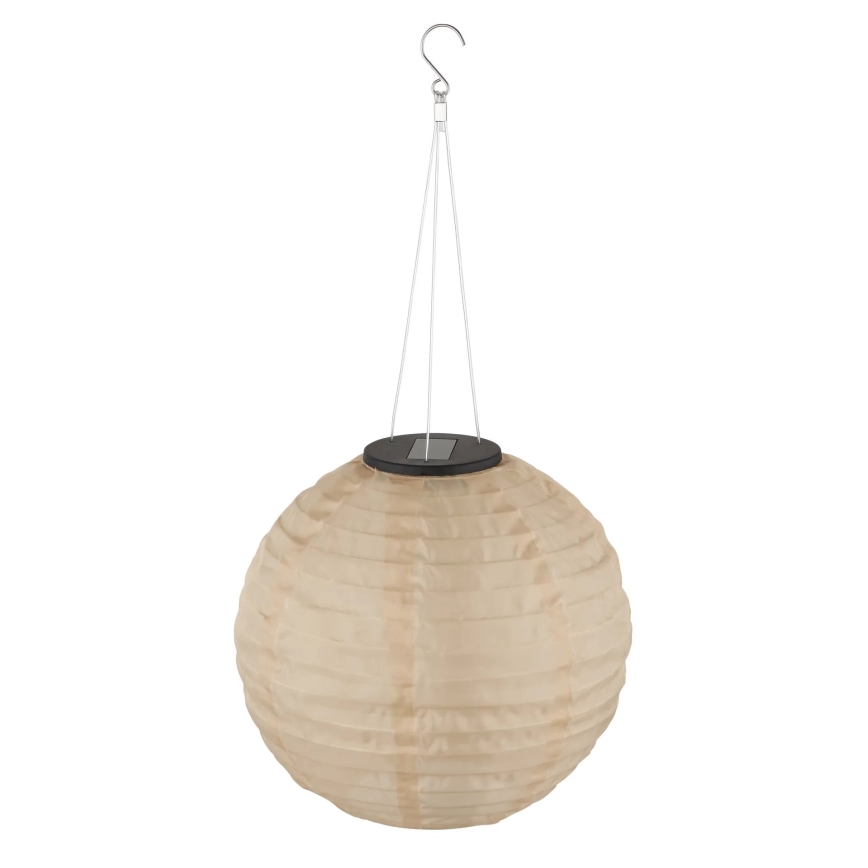 Globo - LED Závěsné solární svítidlo LED/0,5W/3V IP44 béžová