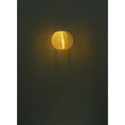 Globo - LED Závěsné solární svítidlo LED/0,5W/3V IP44 bílá
