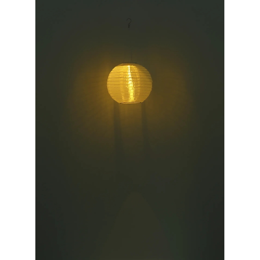 Globo - LED Závěsné solární svítidlo LED/0,5W/3V IP44 bílá