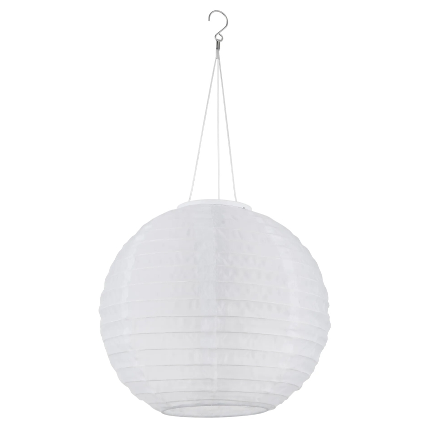 Globo - LED Závěsné solární svítidlo LED/0,5W/3V IP44 bílá