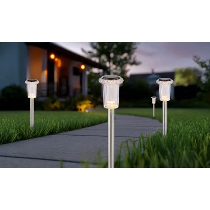Globo - SADA 4x LED Solární svítidlo LED/0,06W/1,2V IP44