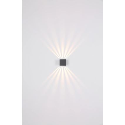 Globo - LED Venkovní nástěnné svítidlo LED/6W/230V IP54 antracit