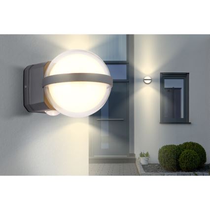 Globo - LED Venkovní nástěnné svítidlo LED/12W/230V IP54 černá