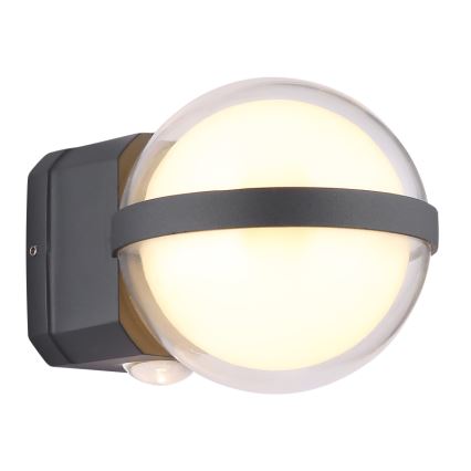 Globo - LED Venkovní nástěnné svítidlo LED/12W/230V IP54 černá